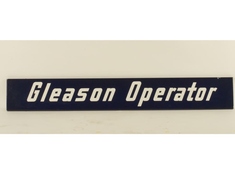 Gleason Operator SSP 72x10 for Sale at Auction Mecum Auctions