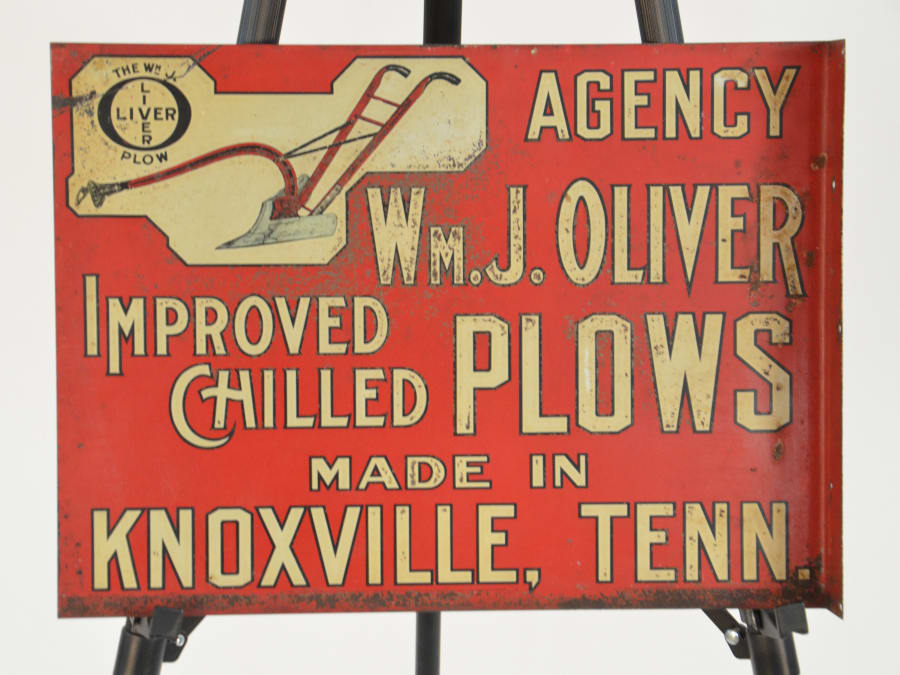 Oliver Chilled Plows DST Flange 18.5x13.5 at Gone Farmin' Nashville 2014 as M56 Mecum Auctions