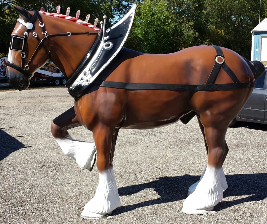 Fiberglass Horse 7 1/2 Feet Tall for Sale at Auction Mecum Auctions