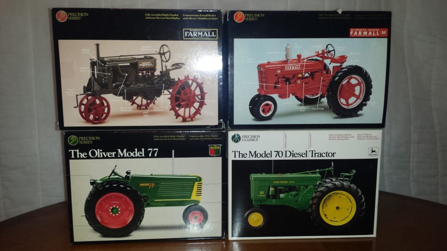 Precision Tractors 4 Tractor Lot at Gone Farmin' Iowa Premier 2015 as