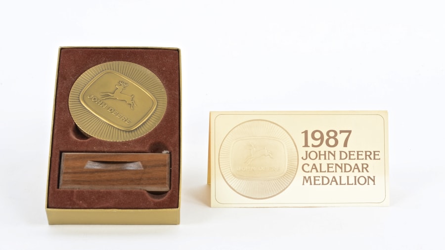 1987 John Deere Calendar Medallion for Sale at Auction Mecum Auctions 1987 John Deere Calendar Medallion for Sale at Auction Mecum Auctions