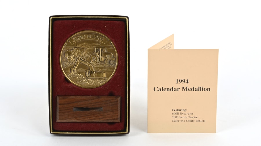 John Deere Calendar Medallions Lot Of 3 For Sale At Auction Mecum