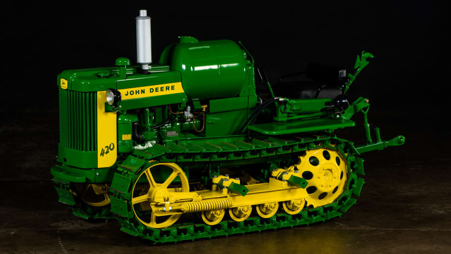 1958 John Deere 420 Crawler Lp At Ron Drosselmeyer Collection 2017 As