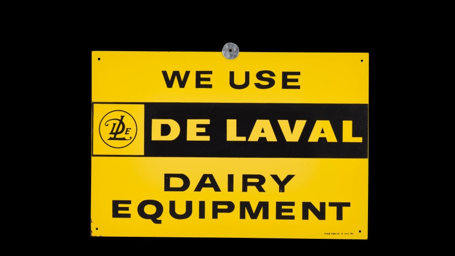 1960s De Laval Dairy Equipment, SingleSided Tin Tacker 23x15 for Sale