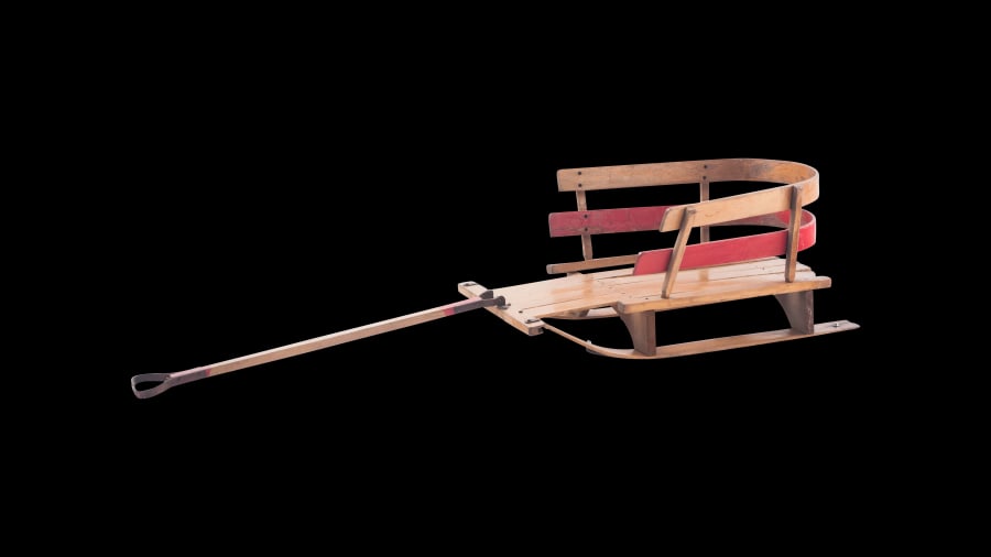 Vintage Wooden Sleigh 59x20x14 for Sale at Auction Mecum Auctions