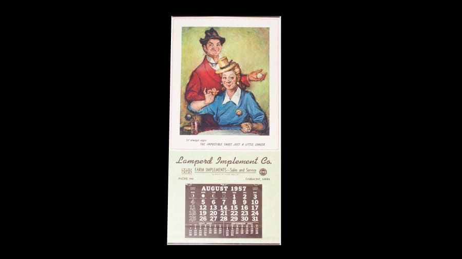 MinneapolisMoline Calendar for Sale at Auction Mecum Auctions