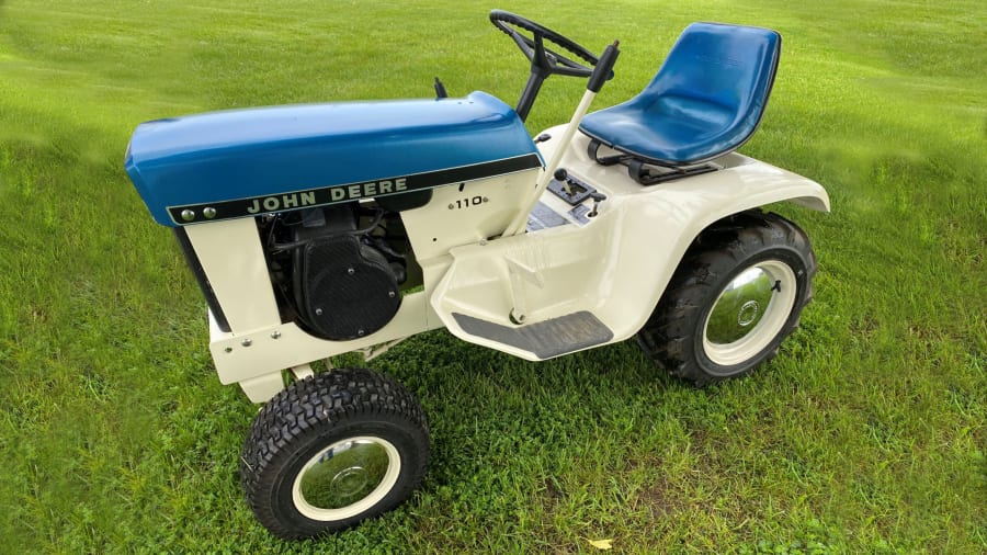 1971 John Deere 110 Blue Patio Tractor for Sale at Auction Mecum Auctions