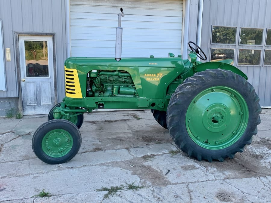 1955 Oliver Super 77 Orchard Tractor for sale on BaT Auctions