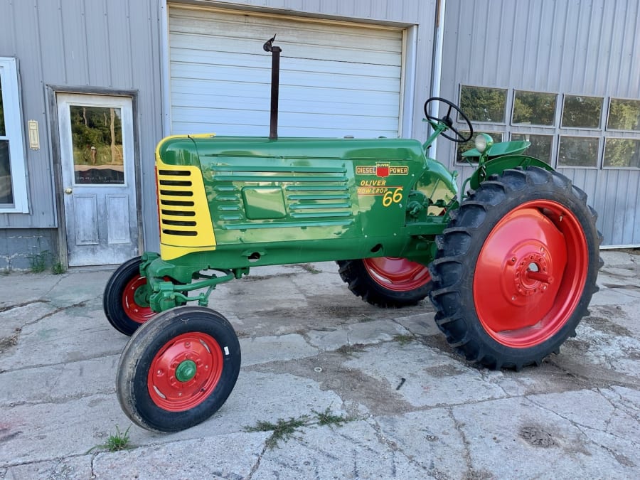 1954 Oliver 66 Diesel at Gone Farmin' Fall Premier 2021 as S19 Mecum