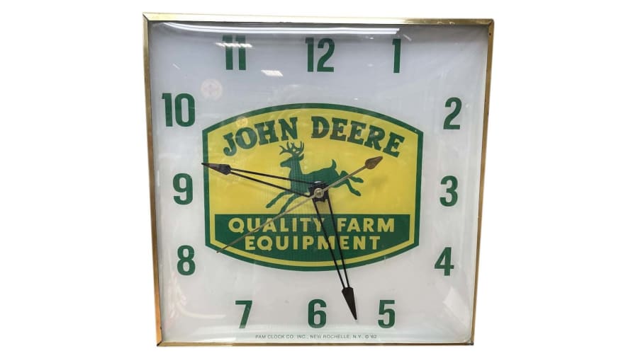 John Deere Pam Clock for Sale at Auction Mecum Auctions
