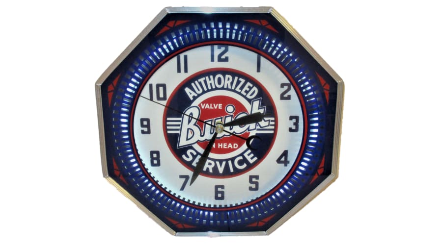 Buick Authorized Service Neon Spinner Clock for Sale at Auction Mecum