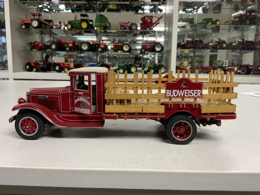 Danbury Mint And Assorted Budweiser Delivery Trucks For Sale At
