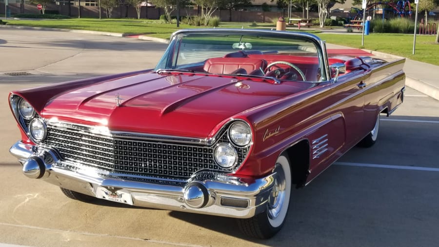 1960 Lincoln Continental Mark V Convertible at Houston 2022 as S136 ...