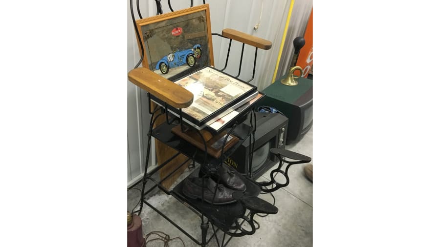 Vintage Shoe Shine Chair for Sale at Auction Mecum Auctions