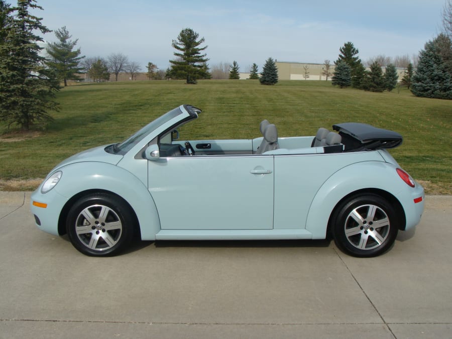 baby blue volkswagen beetle interior