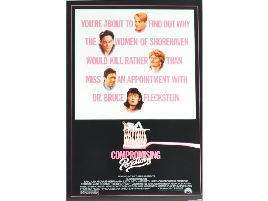 1985 Compromising Positions Movie Poster At Santa Monica 2013 As K492 Mecum Auctions 6129