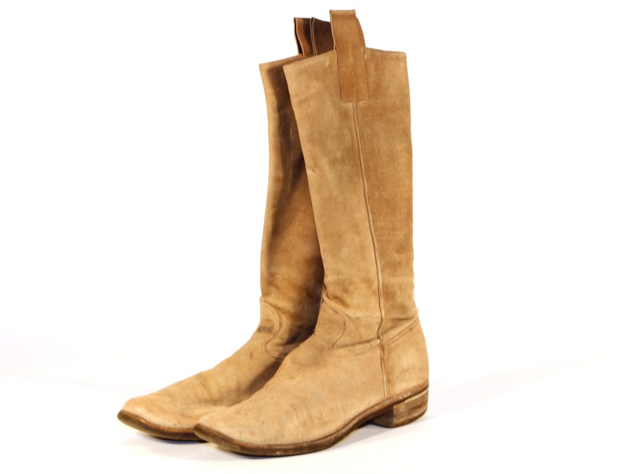 Pair Of Suede Cowboy Boots for Sale at Auction - Mecum Auctions