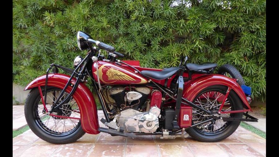 indian chief with sidecar for sale