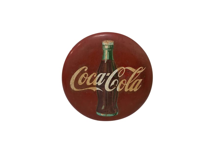 1950s Coca-Cola Tin Button 24-in at Las Vegas 2019 as J37 - Mecum Auctions
