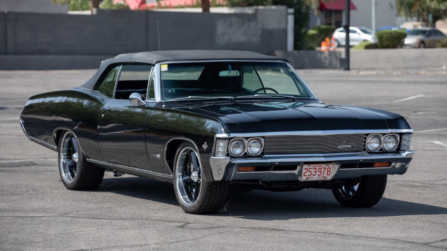 black chevy impala 1967