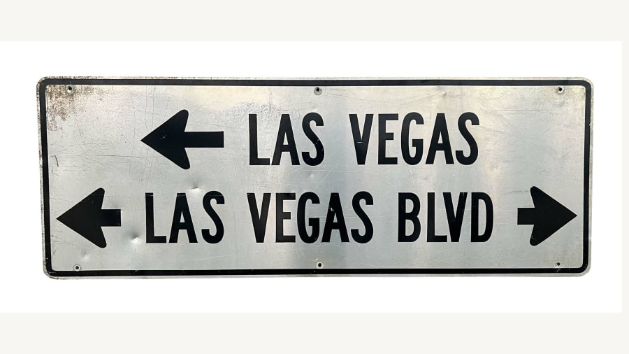 Vegas Street Sign 