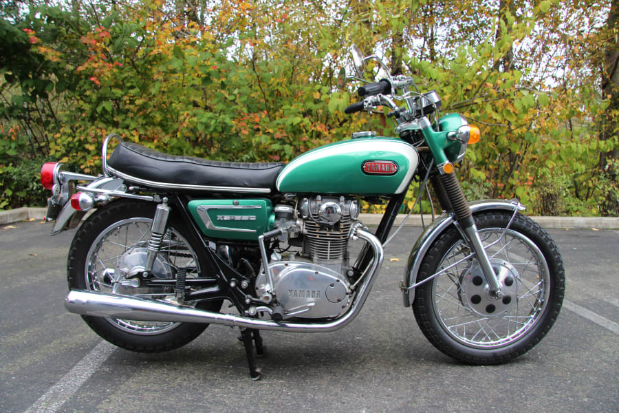 希少　日本未発売　1970`s OX Amazon green 1970 Yamaha XS1 For Sale At Auction - Mecum Auctions