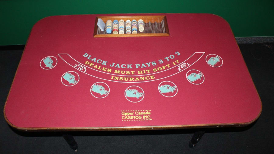 Original Black Jack Table Upper Canada Casinos Inc Casino Gambling