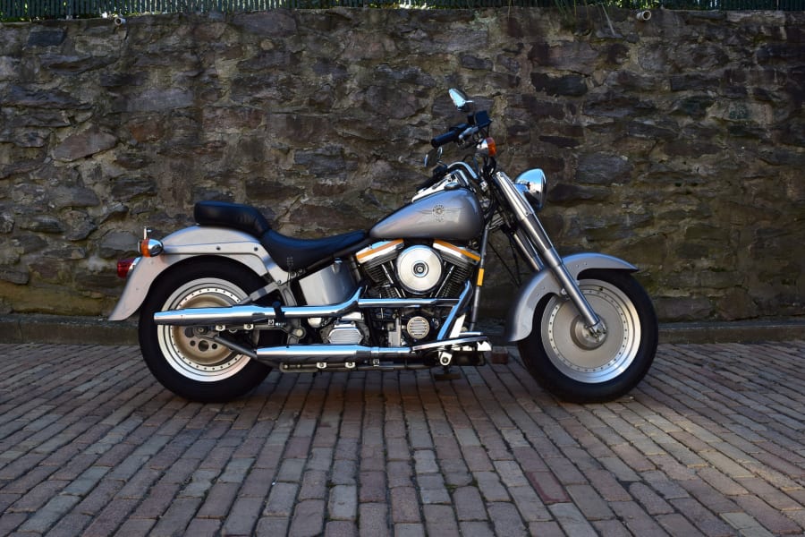 1990 Harley Davidson FLSTF Fat Boy for Sale at Auction Mecum