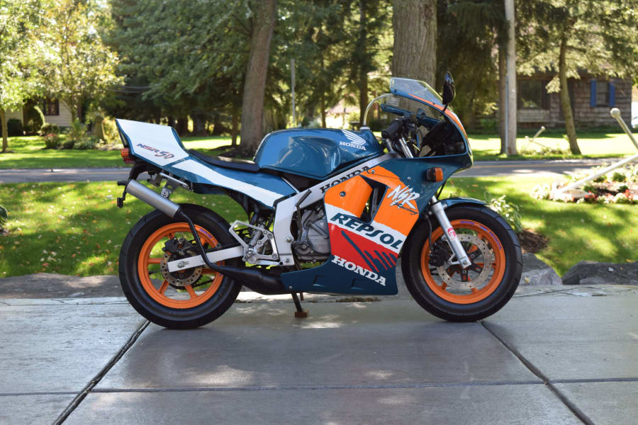 1999 Honda NSR50 Repsol Edition at Las Vegas Motorcycles 2019 as