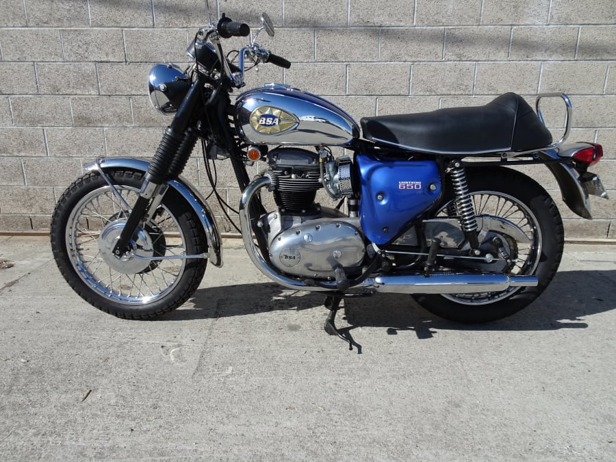 1970 BSA Lightning at Las Vegas Motorcycles 2019 as F341 Mecum Auctions