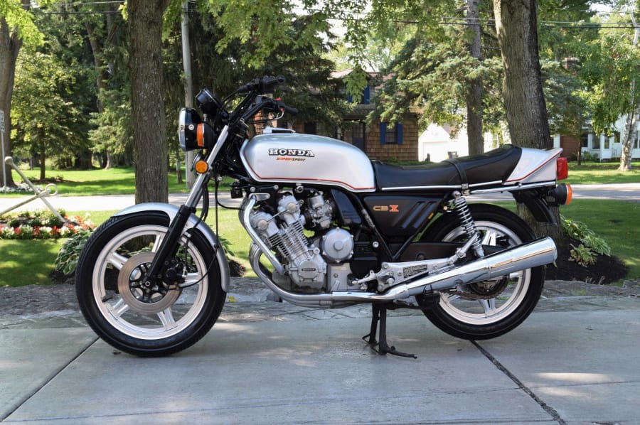 1979 Honda CBX, colour Silver, Modesto, California