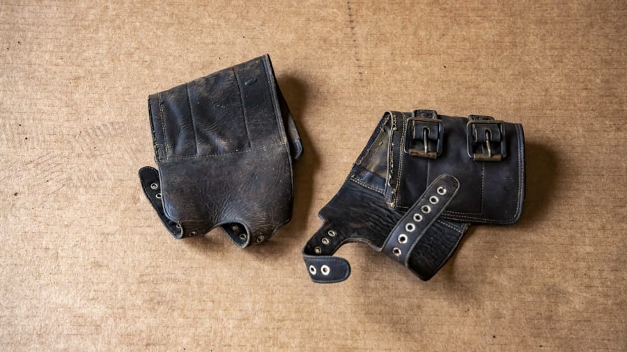 Motorcycle Racing Wrist Guards at Las Vegas Motorcycles 2020 as H17