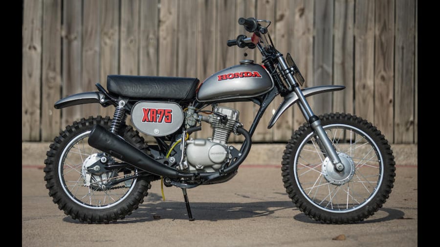 HONDA XR75 1973 '74 '75 '76 '77 1978 ALUMINIUM (BLACK) FRONT - Foto 10