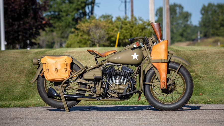 1942 HarleyDavidson WLA Military for Sale at Auction Mecum Auctions