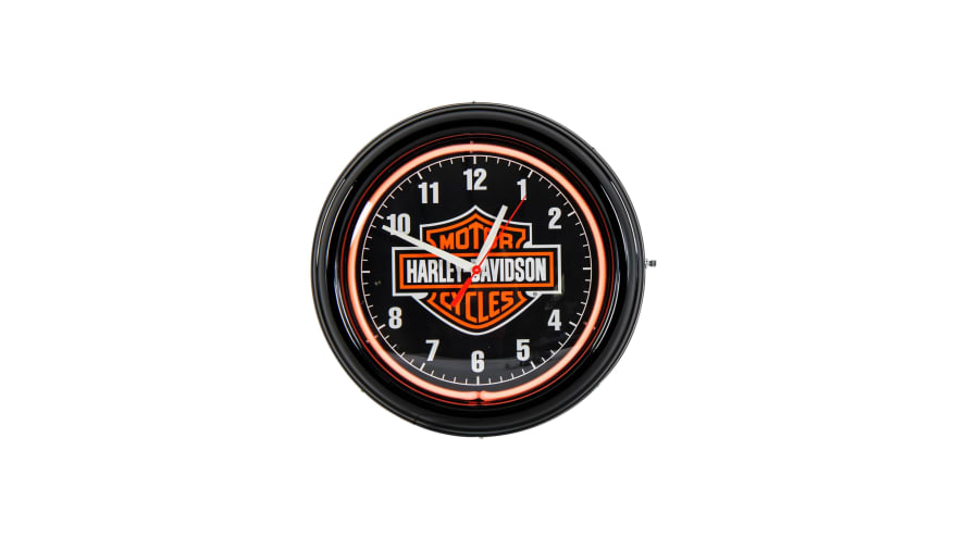 HarleyDavidson Neon Clock for Sale at Auction Mecum Auctions