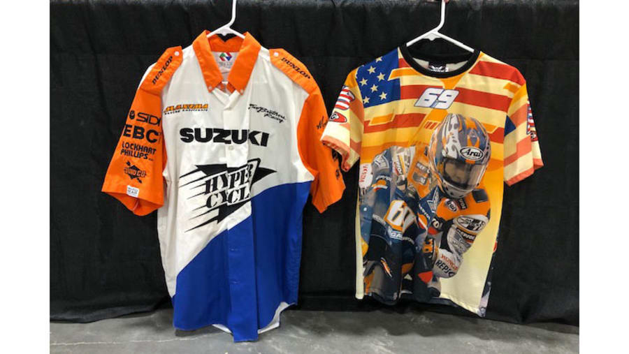 Curing Kids Cancer Nicky Hayden Signed Shirt and Jersey at Las