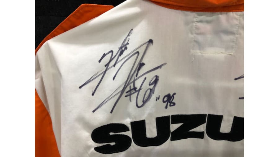 Curing Kids Cancer Nicky Hayden Signed Shirt and Jersey at Las