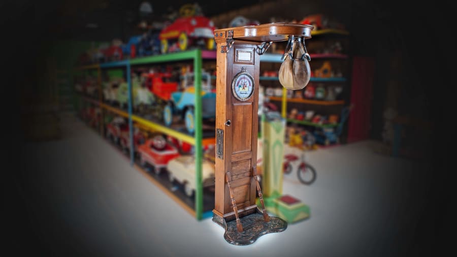 Mills Punching Bag Machine for sale at The Eddie Vannoy Collection 2020