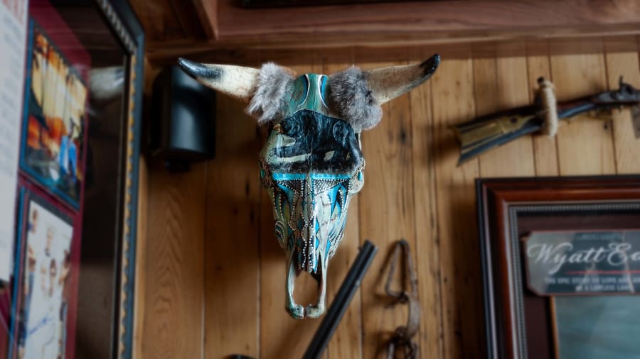 Indian Artist Skull at The Eddie Vannoy Collection 2020 as G92 Mecum