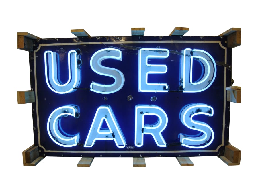 Used Cars Neon Sign SSPN for sale at Harrisburg 2016 as J33 Mecum