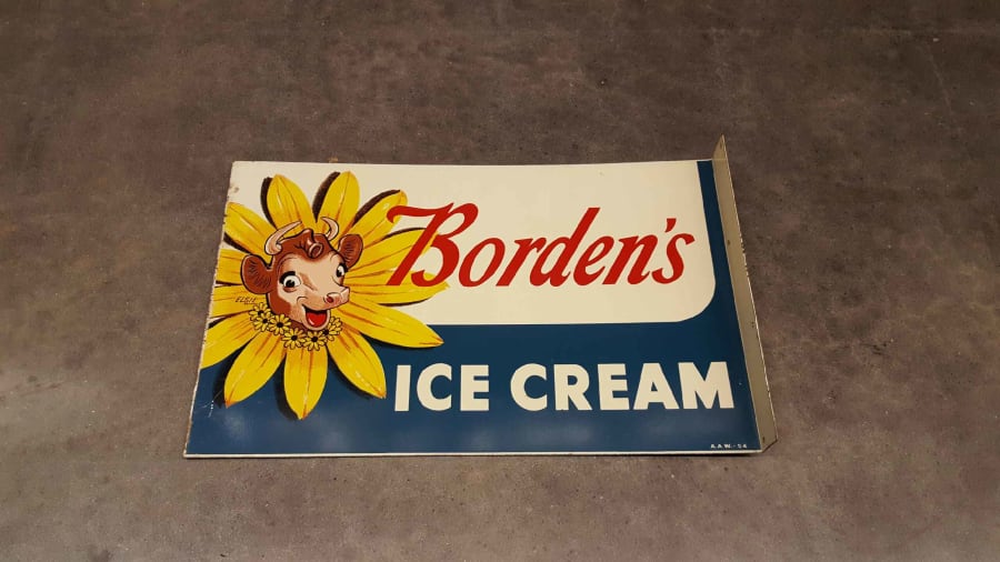 Bordons ice cream flange sign dstf 24x15 for sale at harrisburg 2016 as