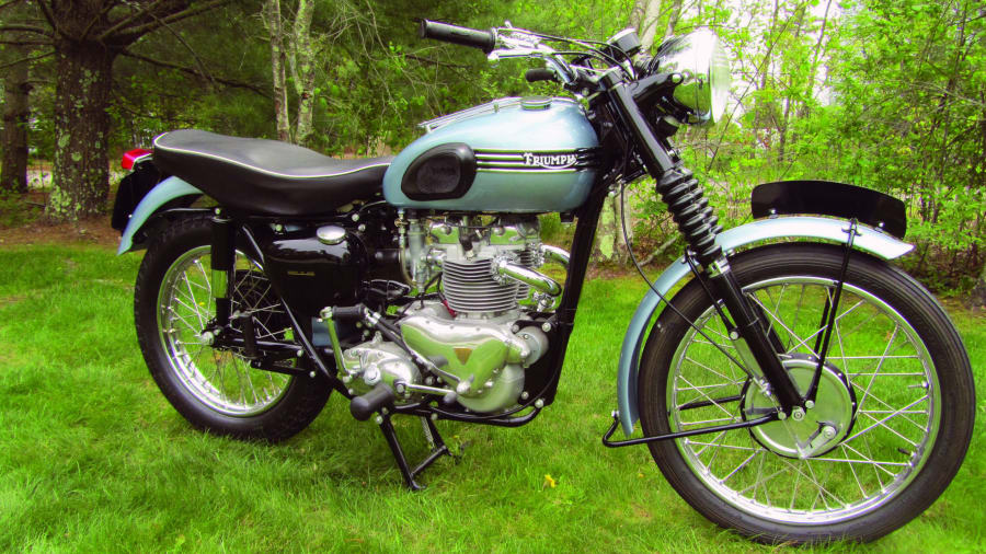 1949 triumph trophy tr5 scrambler custom