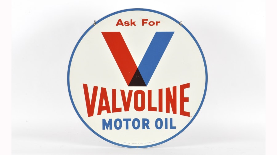 Valvoline Motor Oil Sign SST 30x30 at The Road Art Auction 2015 as F173 ...