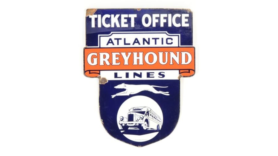 Greyhound Ticket Office Sign DSP for Sale at Auction Mecum Auctions Greyhound Ticket Office Sign DSP for Sale at Auction Mecum Auctions