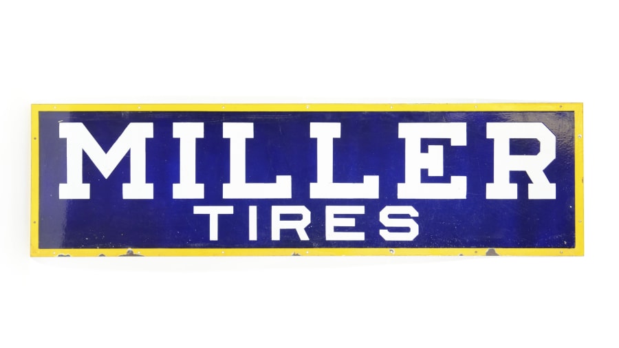 Miller Tires Sign SSP for Sale at Auction Mecum Auctions
