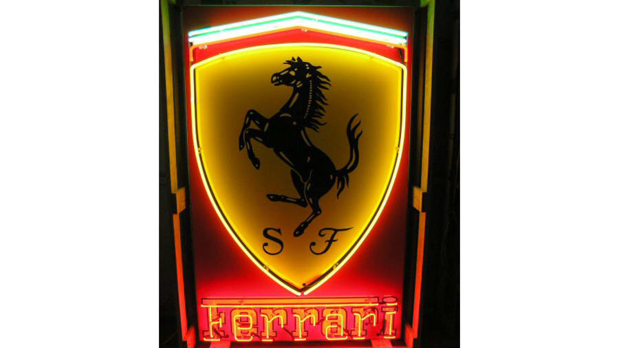 Ferrari Neon Sign SSTN for sale at The Road Art Auction 2015 as S187 Mecum Auctions