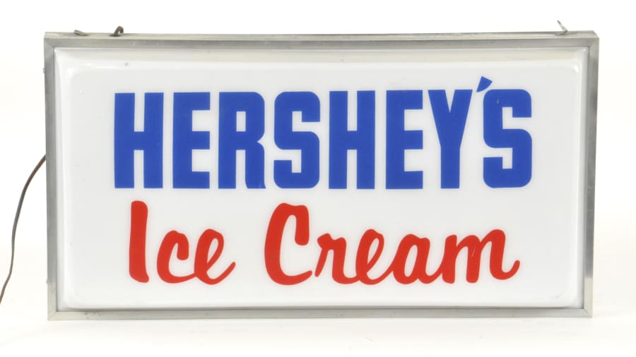 Hersheys Ice Cream Sign SSL 29x15 for Sale at Auction Mecum Auctions