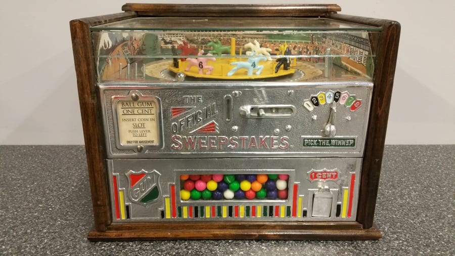 The Official Sweepstake Coin Op Arcade Game for Sale at Auction Mecum
