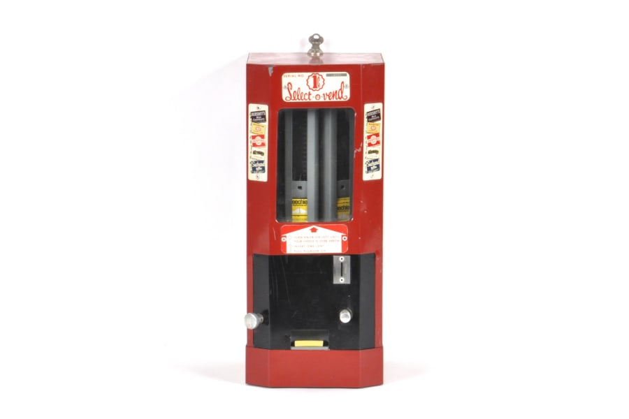 Selectovend Coin Op Vending Machine at The Road Art Auction 2015 as