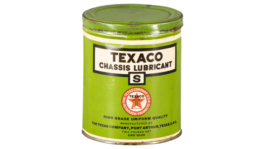 Lot Of 4 Texaco Oil & Grease Cans at The Road Art Collection 2016 as ...